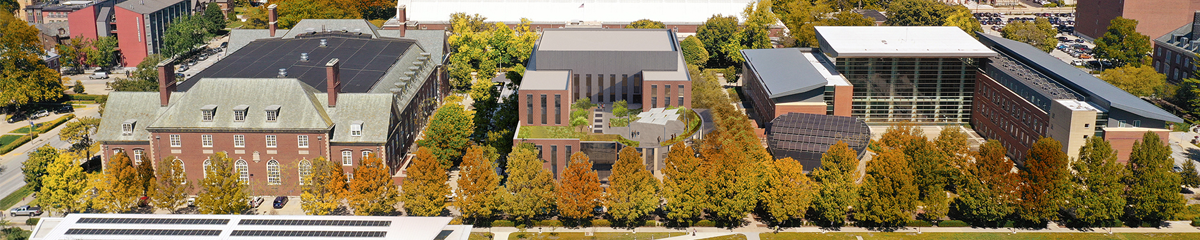 Aerial View of Gies College of Business Buildings